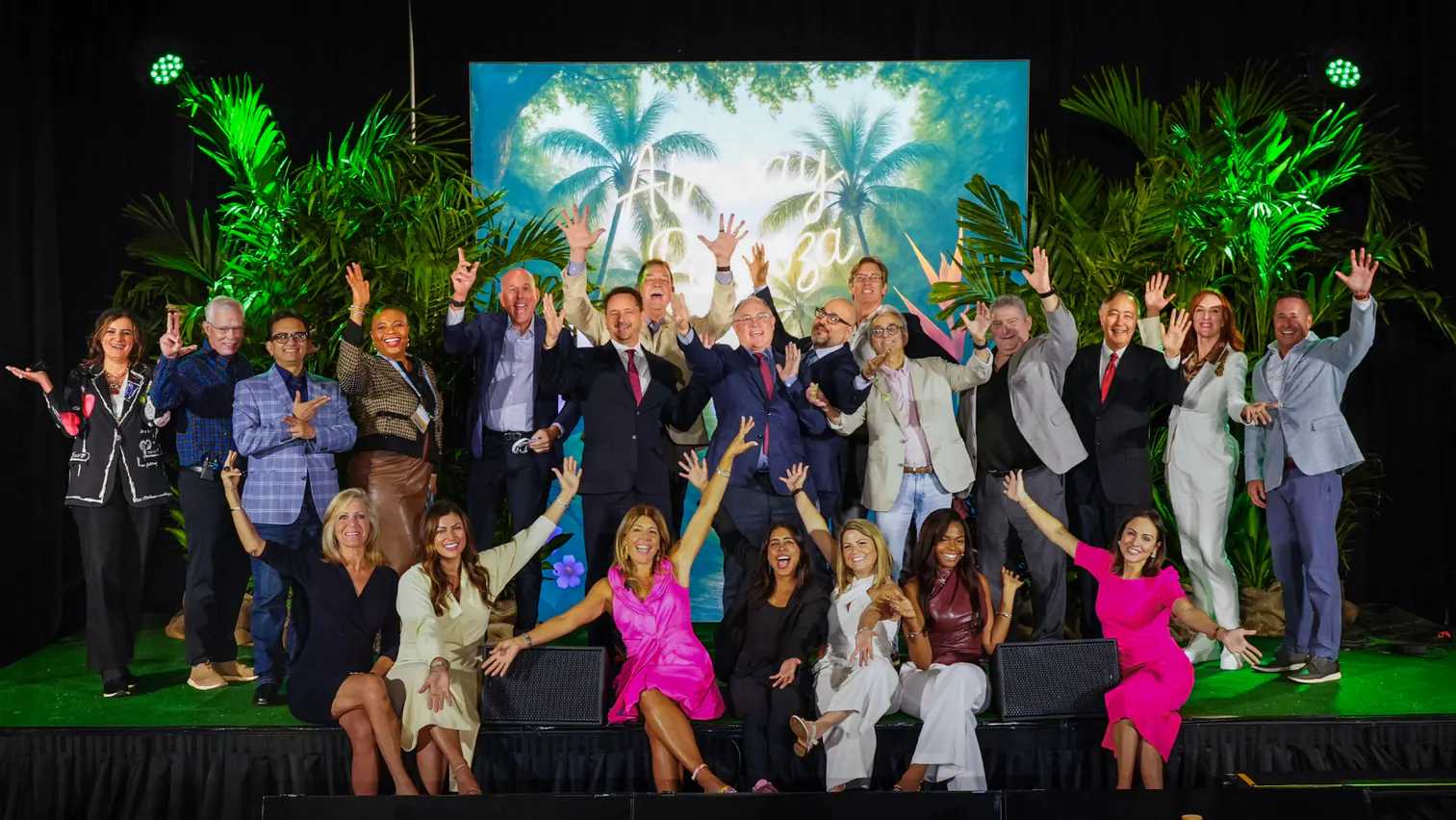 The full faculty together on the Airway Palooza 2025 stage